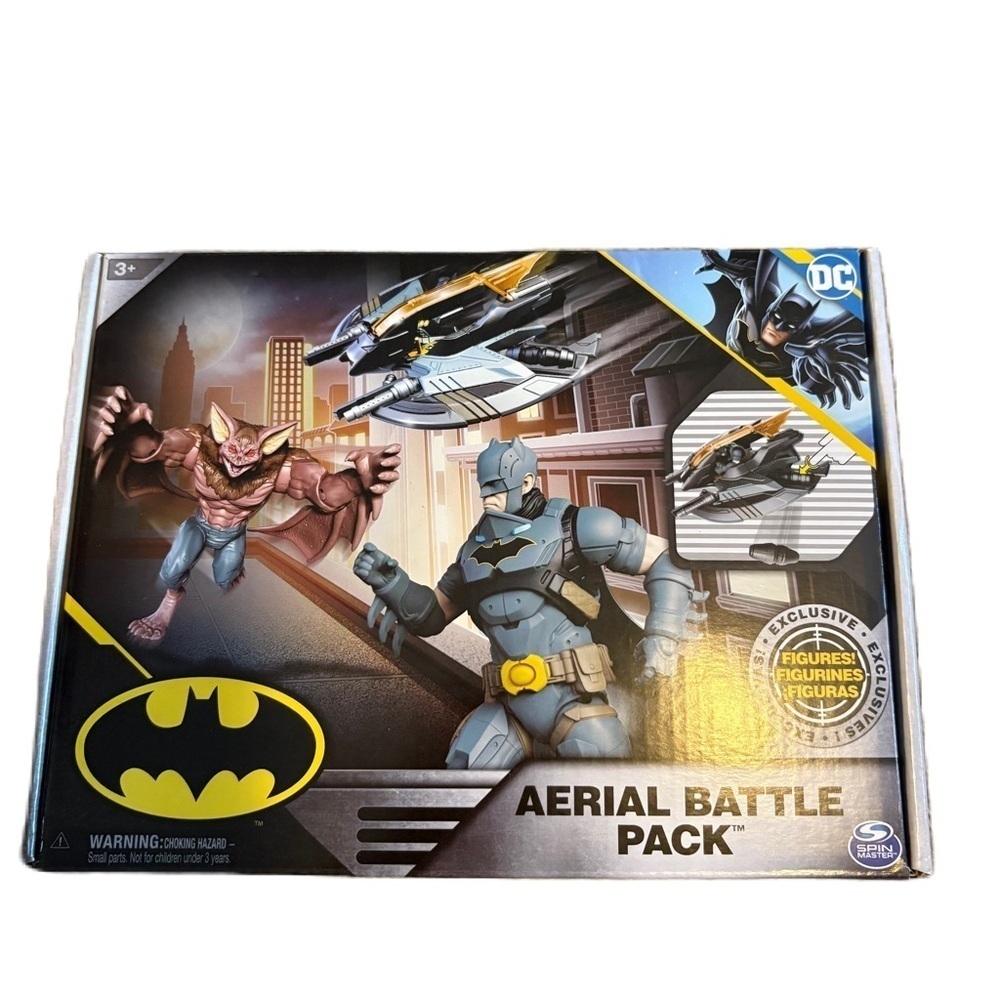 DC Batman Aerial Battle Set with Blue and Gray NEW Action Figure Toys